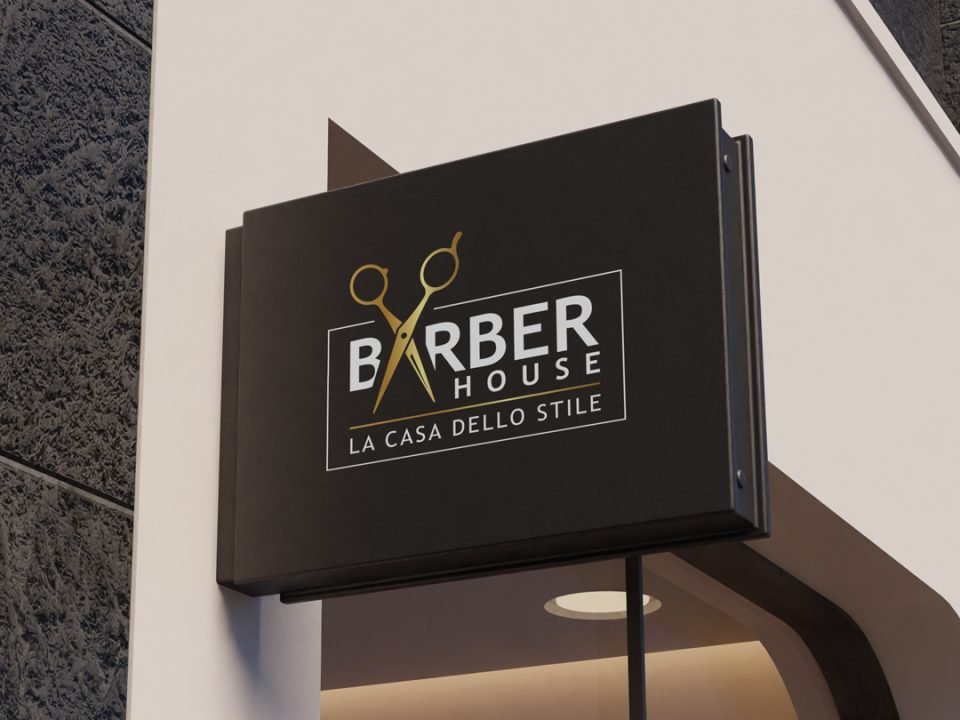 Barberhouse — logo i elementi vizuelnog identiteta