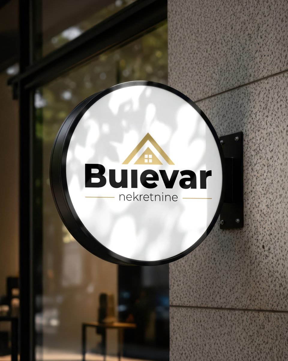 Bulevar Nekretnine — brending mockup