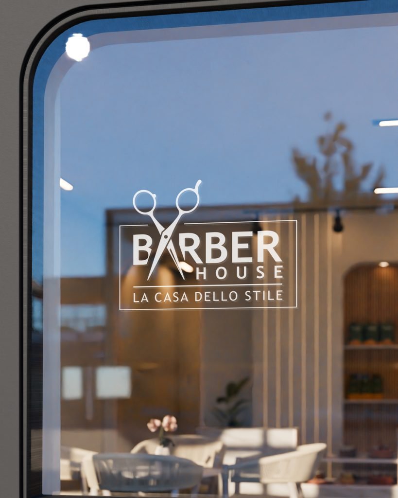 Barberhouse — logo i elementi vizuelnog identiteta