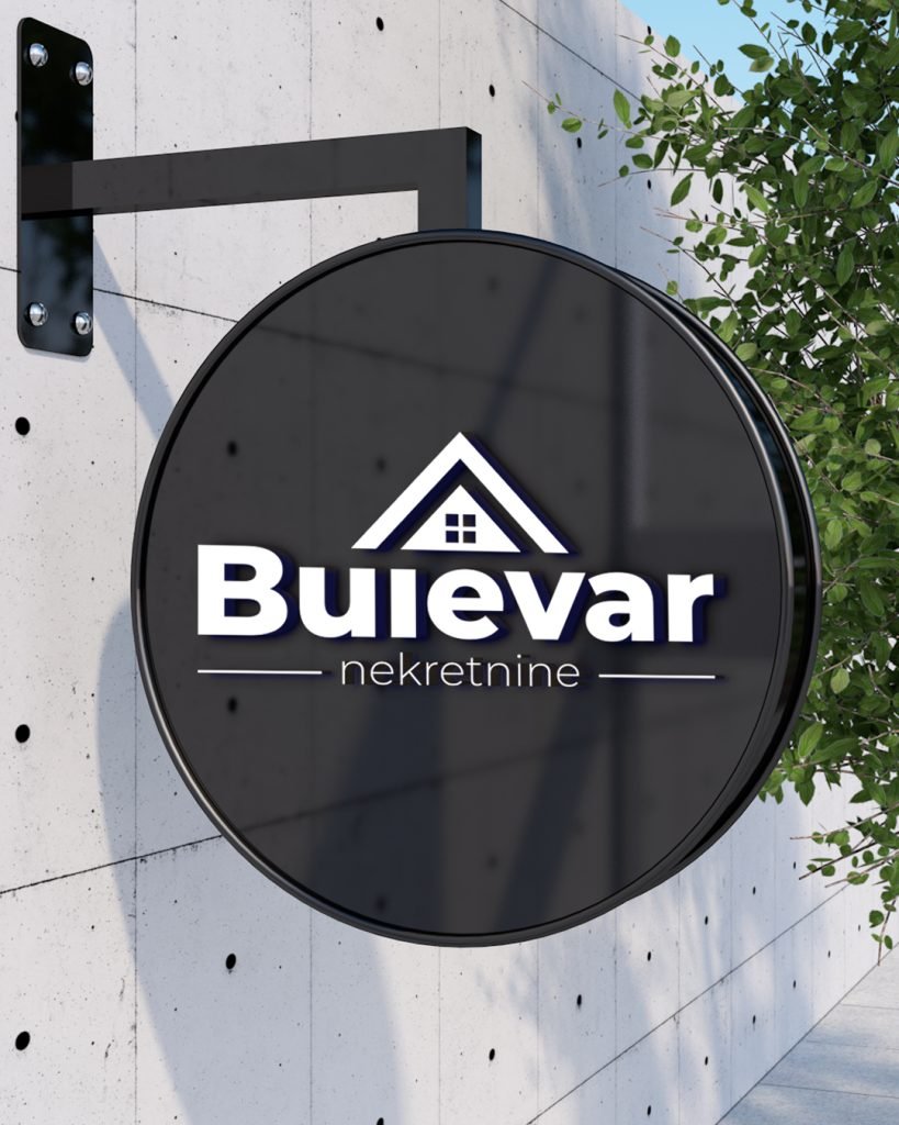 Bulevar Nekretnine — brending mockup