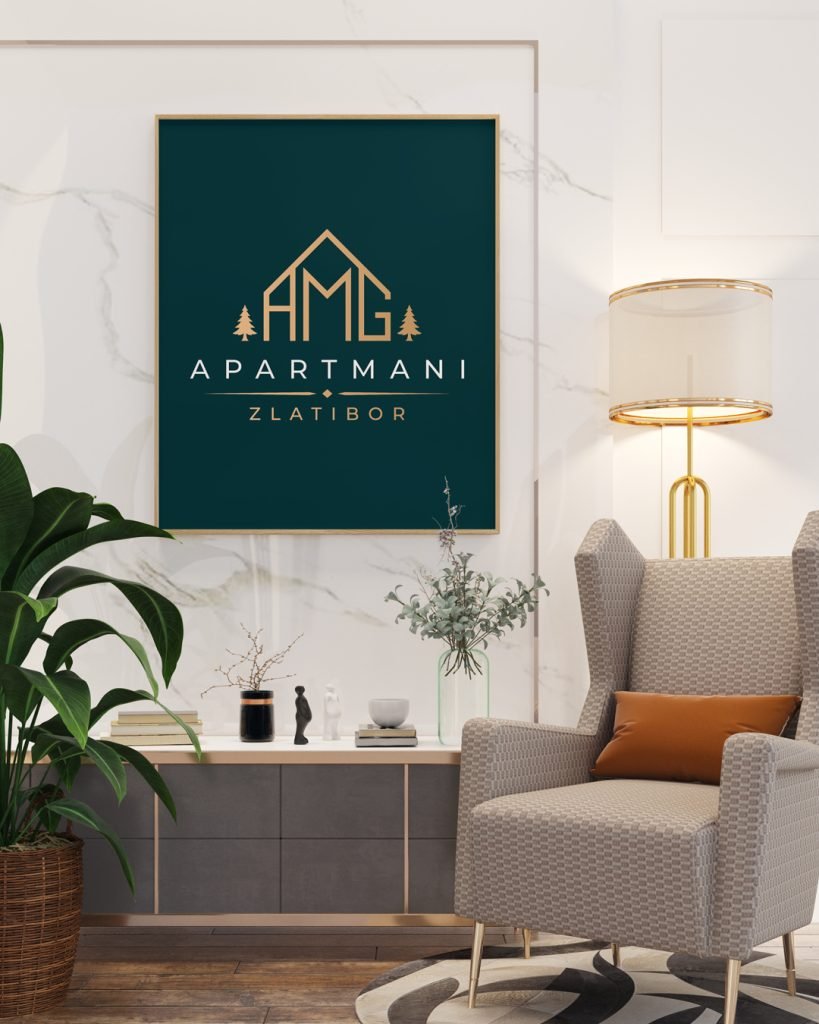 AMG Apartmani — prikaz vizuelnog identiteta