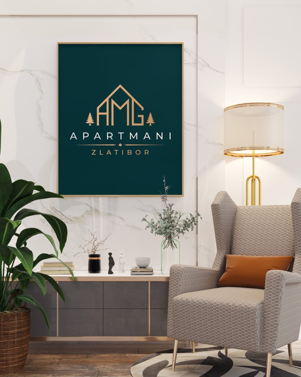 AMG Apartmani — prikaz vizuelnog identiteta