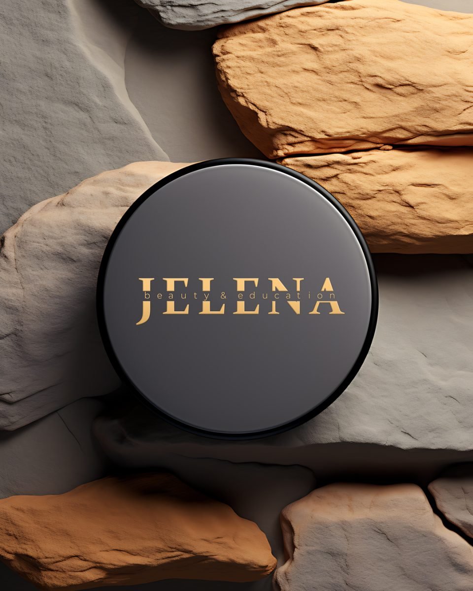 Jelena Beauty & Education — prikaz vizuelnog identiteta
