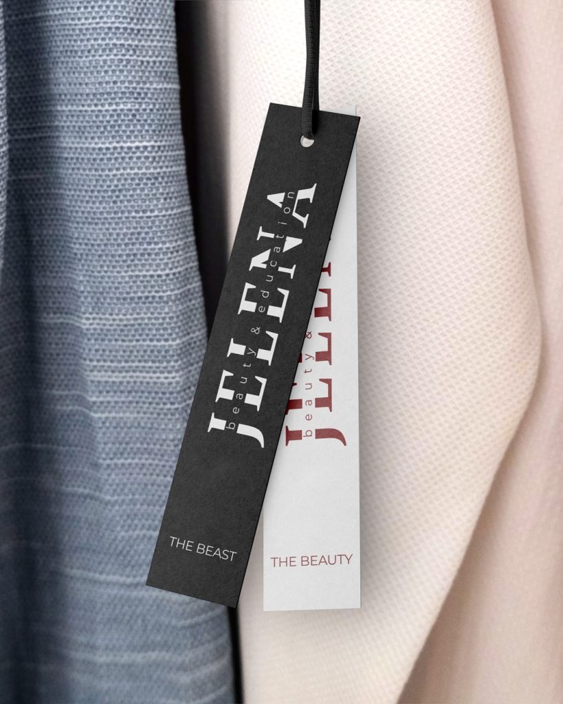 Jelena Beauty & Education — prikaz vizuelnog identiteta