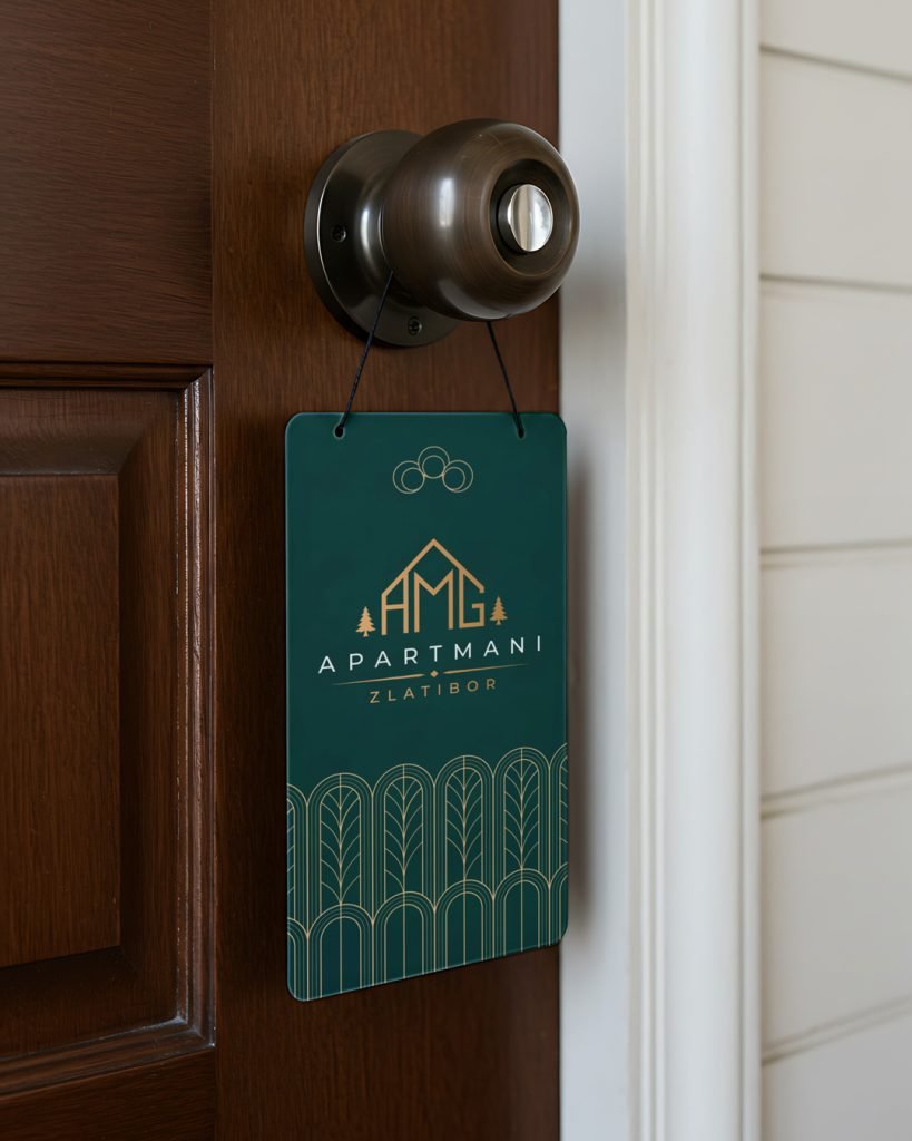AMG Apartmani — prikaz vizuelnog identiteta