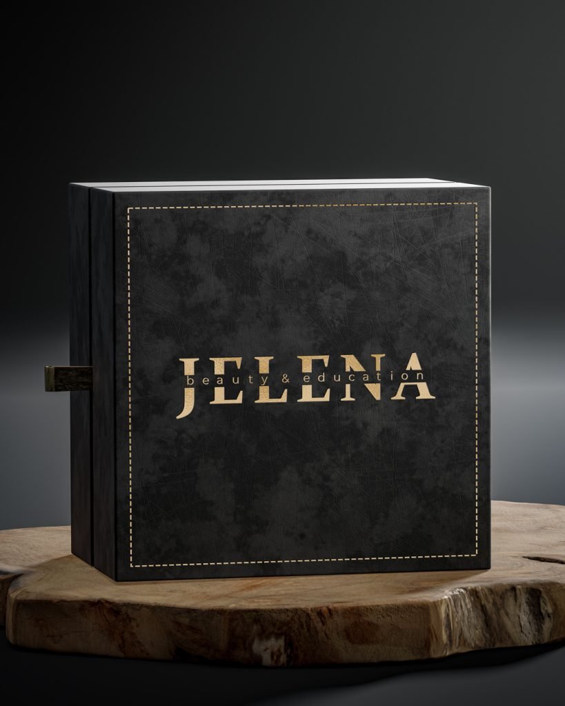 Jelena Beauty & Education — prikaz vizuelnog identiteta