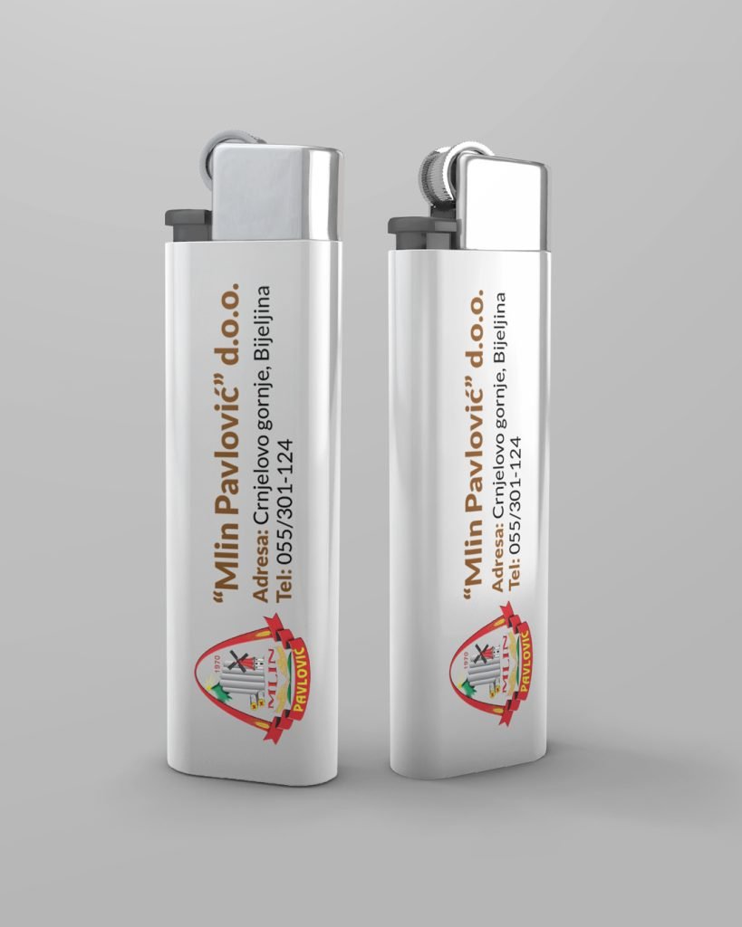 Mlin Pavlović branded lighters