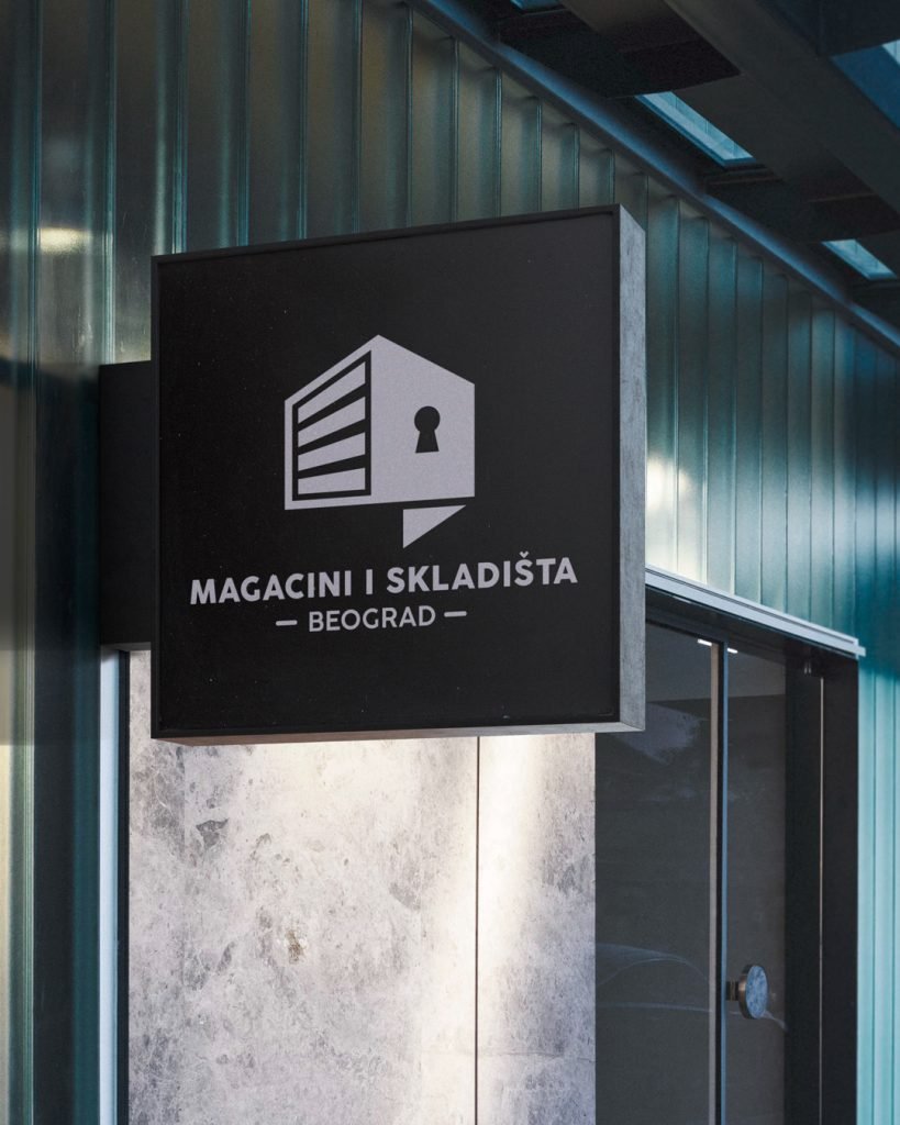 Magacini i skladišta Beograd visual identity