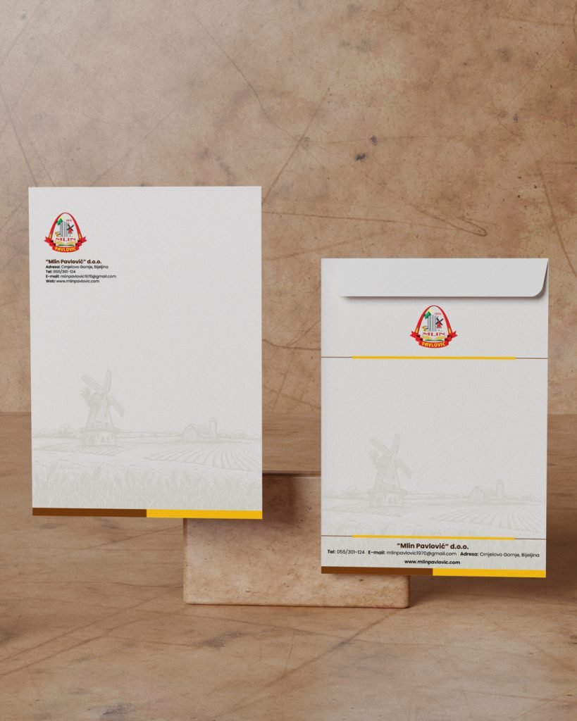 Mlin Pavlović stationery set